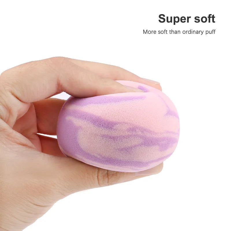 Makeup Sponge Marbling Water-drop Shape Foundation Concealer Sponges Dry Wet Mix Powder Cosmetic Puff Make Up Accessories