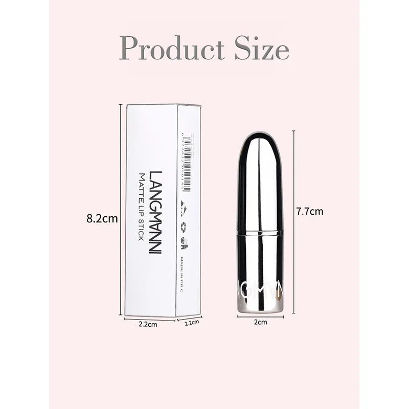 New Matte Lipstick Waterproof Velvet Lips Stick 8 Colors Sexy Non-stick Cup Lasting Make-up Moisturizing Solid Lipstick maquiage