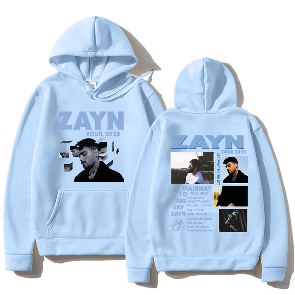 Zayn Malik 2025 Pullovers Startway To The Sky Zayn Hoodie Oversized Fall New Clothes Women Men High Street Sweatshirt Fans Hoody