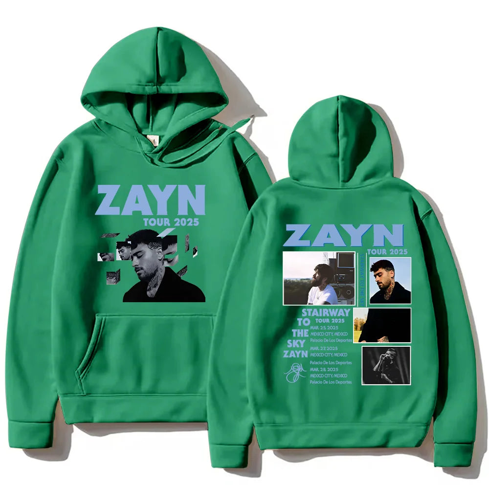 Zayn Malik 2025 Pullovers Startway To The Sky Zayn Hoodie Oversized Fall New Clothes Women Men High Street Sweatshirt Fans Hoody