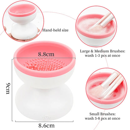 Portable USB Makeup Brush Cleaner Machine Electric Cosmetic Brush Washing Tools Automatic Cleaning Make up Brushes