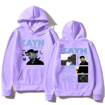 Zayn Malik 2025 Pullovers Startway To The Sky Zayn Hoodie Oversized Fall New Clothes Women Men High Street Sweatshirt Fans Hoody