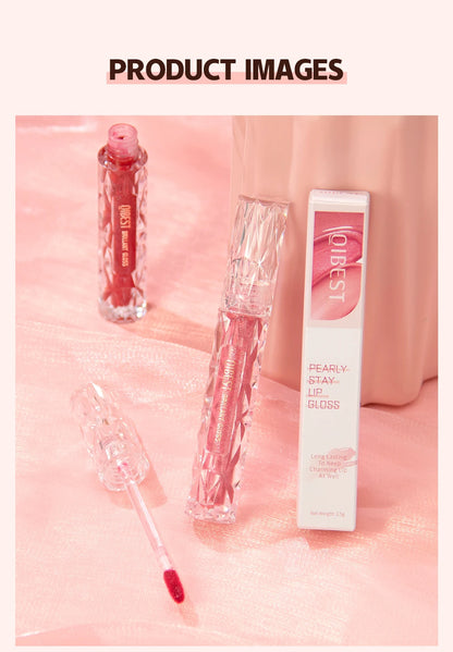 QIBEST Glitter Shimmer Liquid Lipstick High Quality Waterproof Lightweight Lip Gloss Long Lasting Lip Tint Make Up Cosmetics