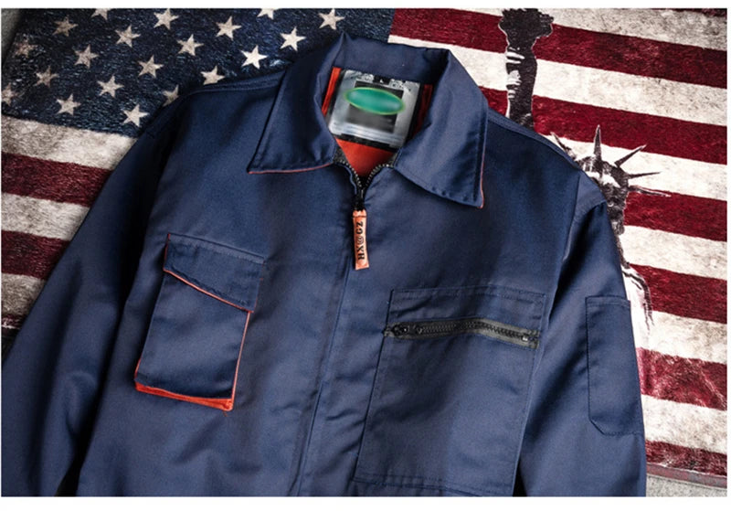 New 2025 Work Overall Uniform Men Women Working Coveralls Welding Suit Car Repair Workshop Mechanic Plus Size Clothes