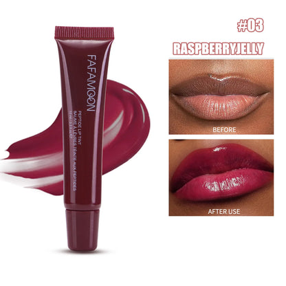 Moisturizing Mirror Water Light Lip Gloss Nude Brown Lip Oil Makeup Plumping Liquid Lipstick Transparent Cosmetics Make Up New