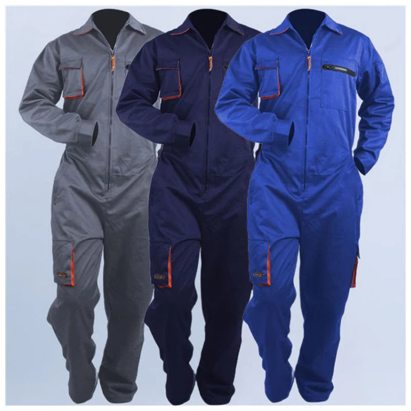 New 2025 Work Overall Uniform Men Women Working Coveralls Welding Suit Car Repair Workshop Mechanic Plus Size Clothes