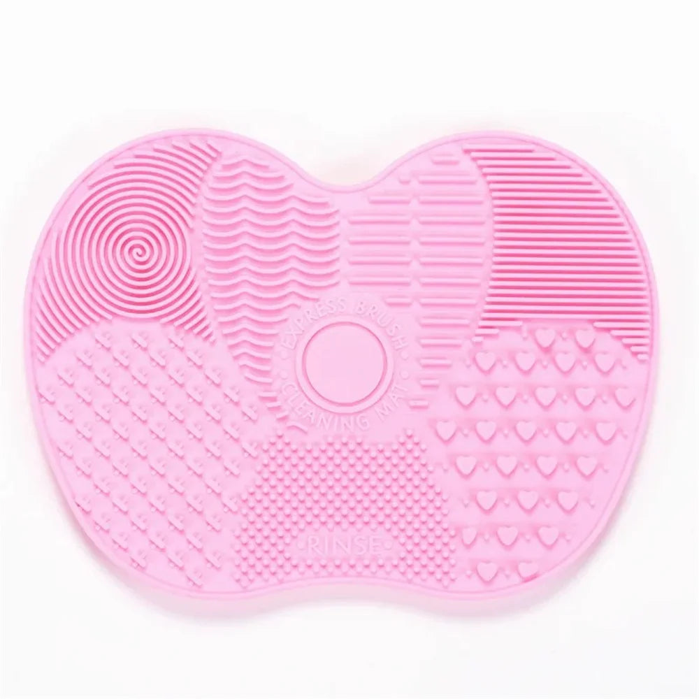 Silicone Brush Cleaner Cosmetic Make Up Washing Brush Gel Cleaning Mat Foundation Makeup Brush Cleaner Pad Scrubbe Board