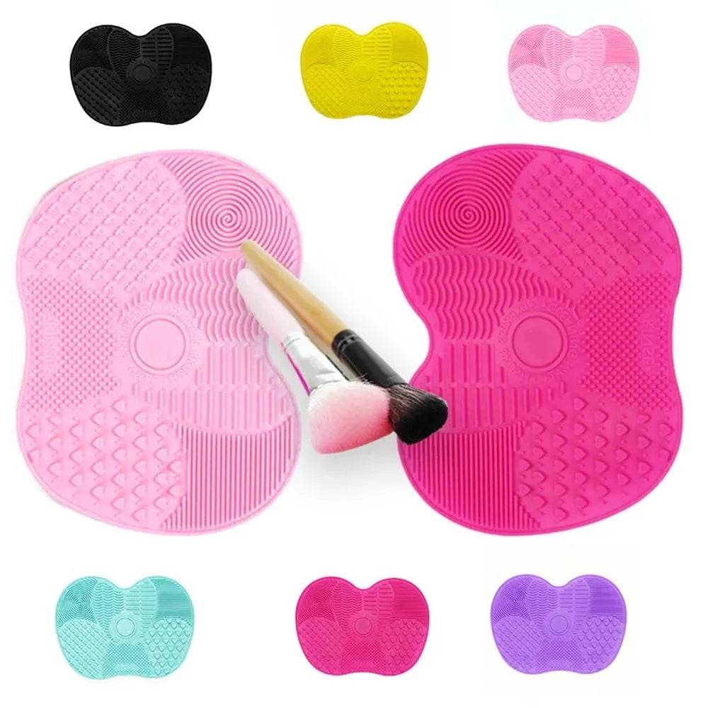 Silicone Brush Cleaner Cosmetic Make Up Washing Brush Gel Cleaning Mat Foundation Makeup Brush Cleaner Pad Scrubbe Board