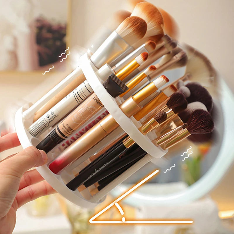 Cosmetic Multifunction Large-Capacity For Make-up Brush Storage Box Table Organizer Make Up Tools Pen Storage Holder