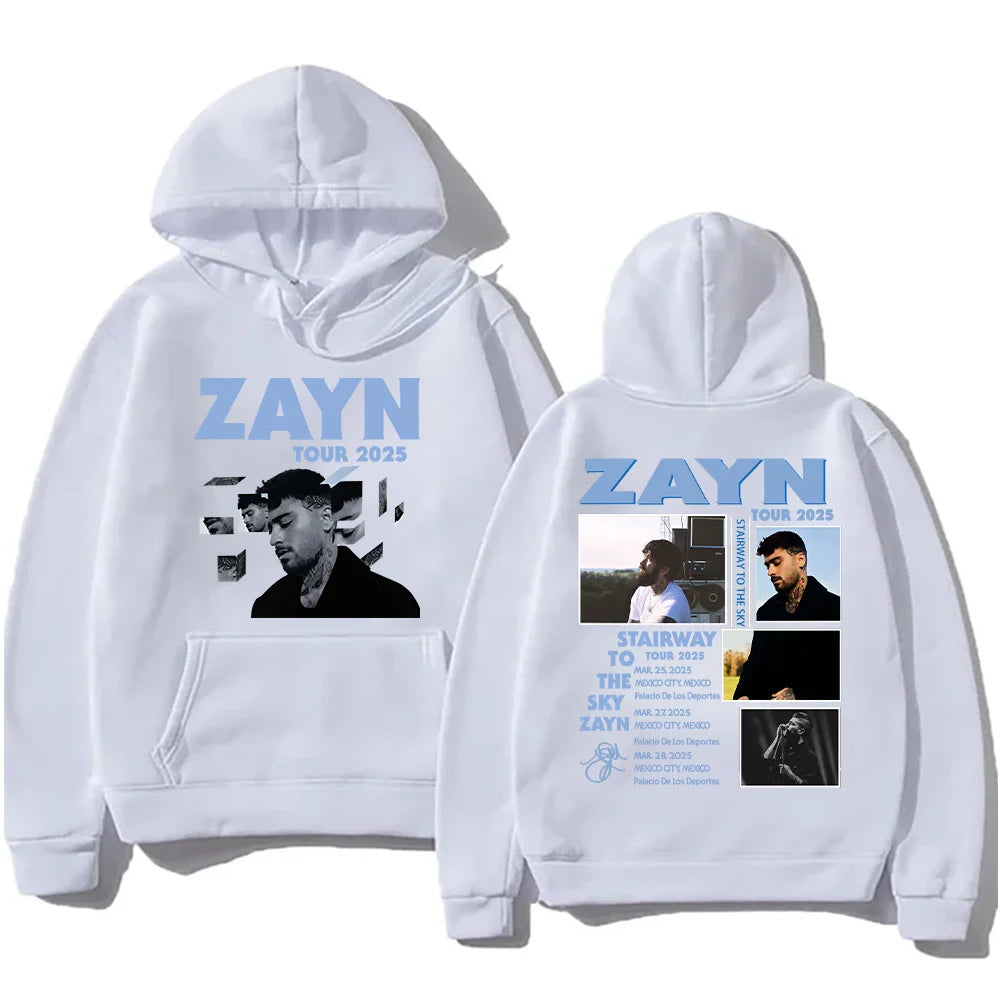 Zayn Malik 2025 Pullovers Startway To The Sky Zayn Hoodie Oversized Fall New Clothes Women Men High Street Sweatshirt Fans Hoody