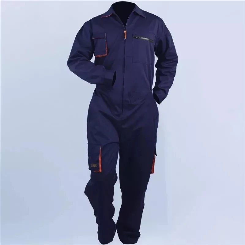 New 2025 Work Overall Uniform Men Women Working Coveralls Welding Suit Car Repair Workshop Mechanic Plus Size Clothes