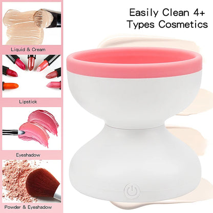 Portable USB Makeup Brush Cleaner Machine Electric Cosmetic Brush Washing Tools Automatic Cleaning Make up Brushes