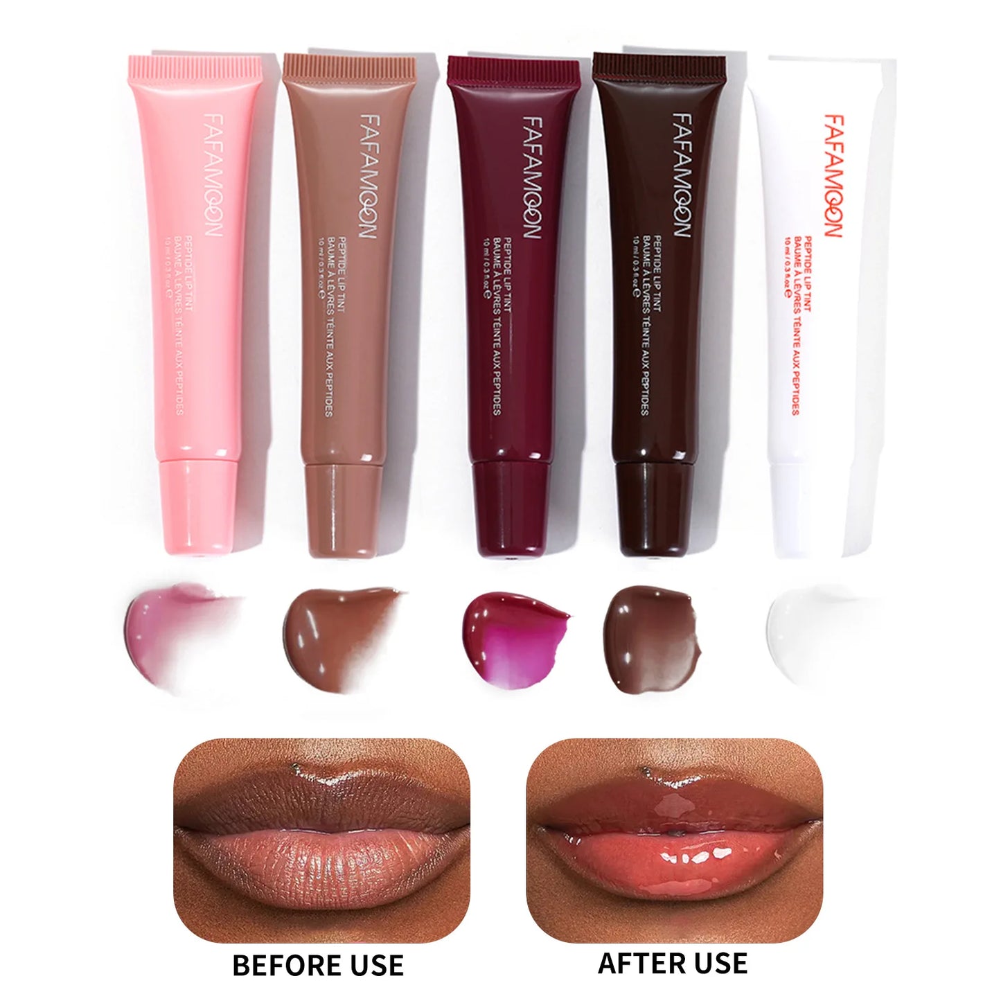 Moisturizing Mirror Water Light Lip Gloss Nude Brown Lip Oil Makeup Plumping Liquid Lipstick Transparent Cosmetics Make Up New