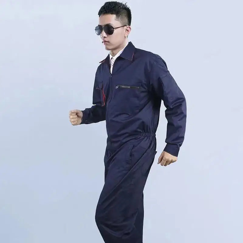 New 2025 Work Overall Uniform Men Women Working Coveralls Welding Suit Car Repair Workshop Mechanic Plus Size Clothes