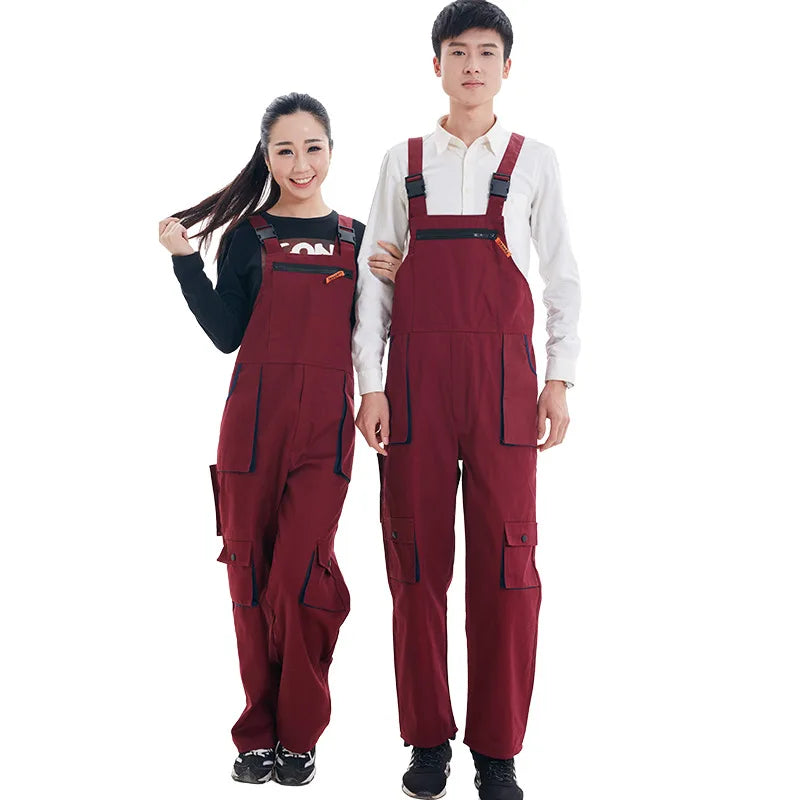 New 2025 Work Overall Uniform Men Women Working Coveralls Welding Suit Car Repair Workshop Mechanic Plus Size Clothes