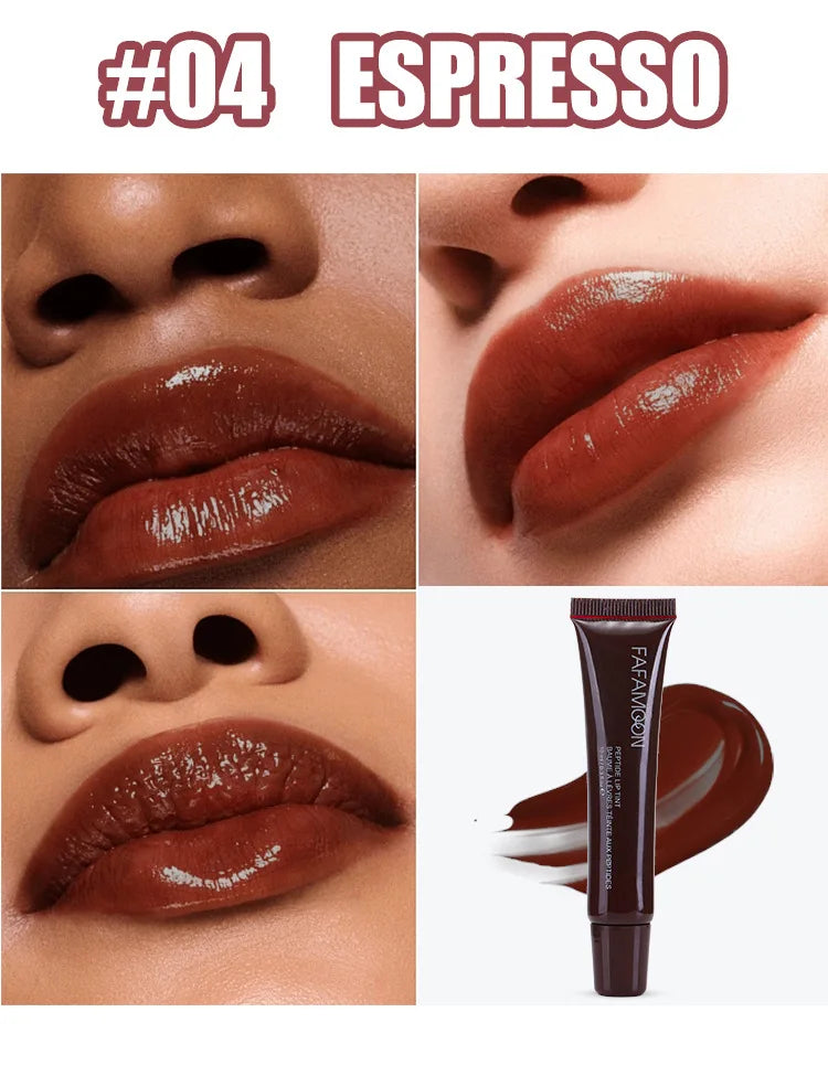 Moisturizing Mirror Water Light Lip Gloss Nude Brown Lip Oil Makeup Plumping Liquid Lipstick Transparent Cosmetics Make Up New