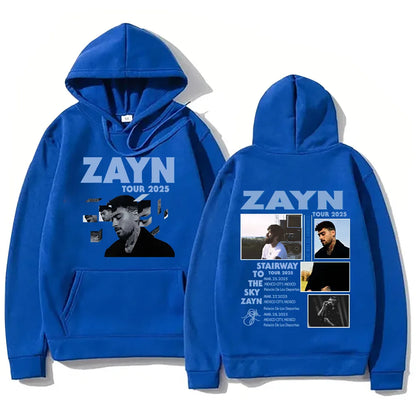 Zayn Malik 2025 Pullovers Startway To The Sky Zayn Hoodie Oversized Fall New Clothes Women Men High Street Sweatshirt Fans Hoody