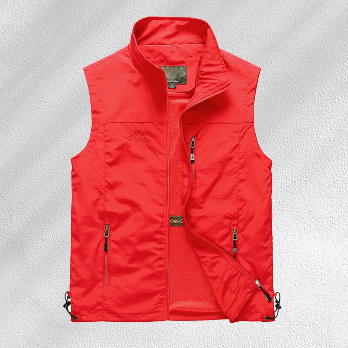 Soild Vest For Mens Leisure Travel Fishing Outdoor Work Jakcet Casual Waistcoat With Pocket Zipper Breathable Outwear Chalecos