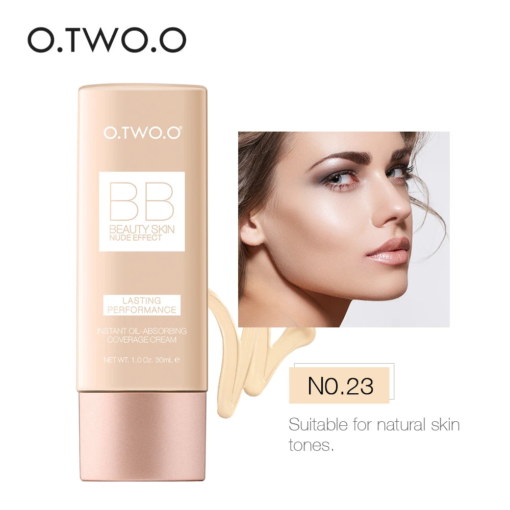 Wholesale O.TWO.O Makeup Base BB Cream Natural Whitening Cream Waterproof Make Up Liquid Foundation Professional White Cosmetics