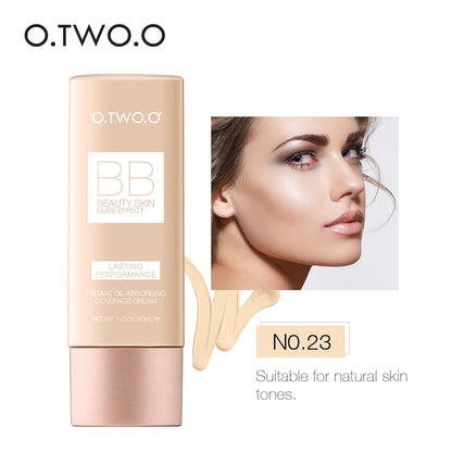 Wholesale O.TWO.O Makeup Base BB Cream Natural Whitening Cream Waterproof Make Up Liquid Foundation Professional White Cosmetics