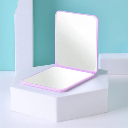 Folding Makeup Mirror High-Definition Portable Pocket Mirror Double-Side Women Makeup Mirror Rectangle Cosmetic Make Up Vanity