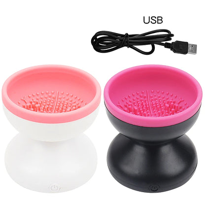 Portable USB Makeup Brush Cleaner Machine Electric Cosmetic Brush Washing Tools Automatic Cleaning Make up Brushes