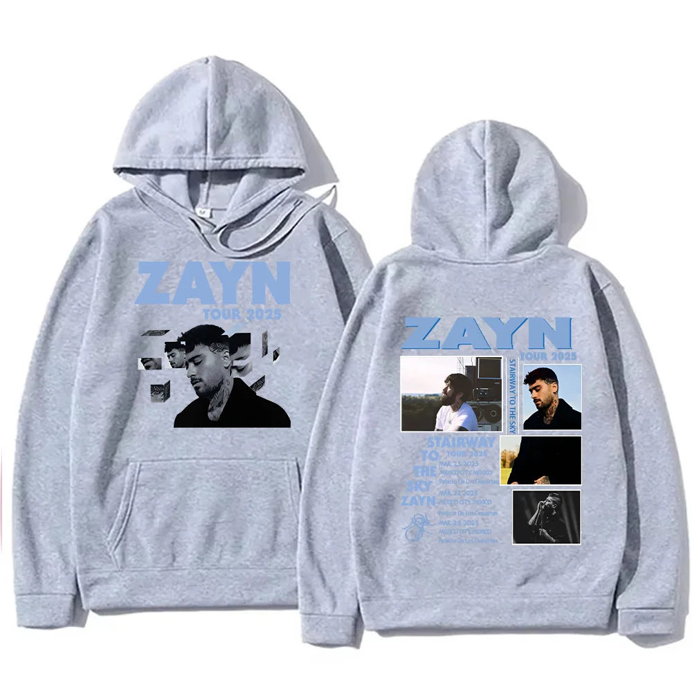 Zayn Malik 2025 Pullovers Startway To The Sky Zayn Hoodie Oversized Fall New Clothes Women Men High Street Sweatshirt Fans Hoody