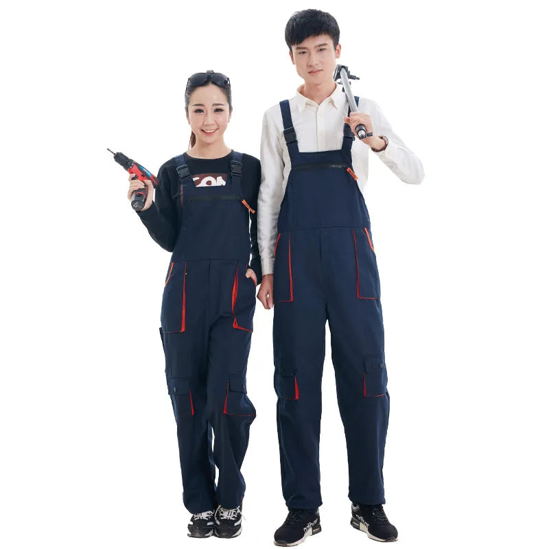 New 2025 Work Overall Uniform Men Women Working Coveralls Welding Suit Car Repair Workshop Mechanic Plus Size Clothes