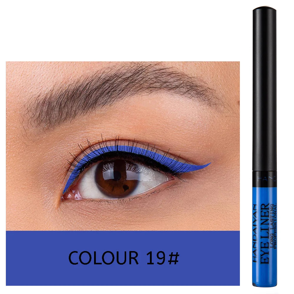 UV Light Neon Eyeliner Pen Eyes Makeup Red Waterproof Liquid Color Eye Liner Pencil Make Up Cosmetics Yellow Matte Purple Pen