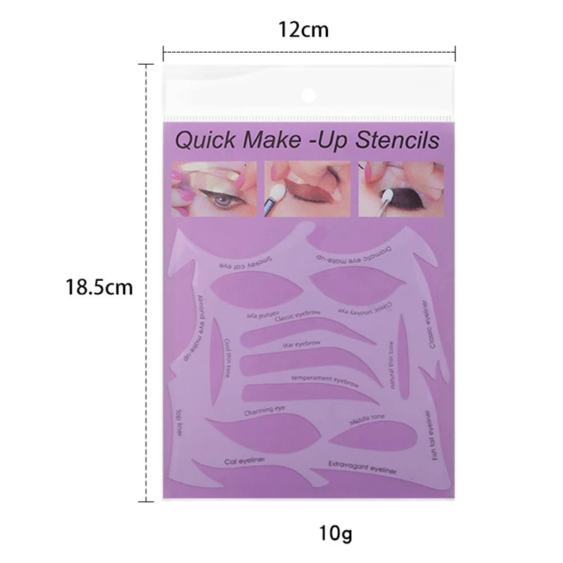 Quick Make-Up Stencils Eye Liner Molds Beginner Makeup Tool Eye Liner Stencil Pads Eyeshadow Applicators Eye Liner Template