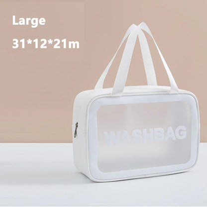 Women Makeup Bags Portable Travel Cosmetic Bag Toiletries Organizer PU Waterproof Storage Bathroom Washbag Female Make up Cases