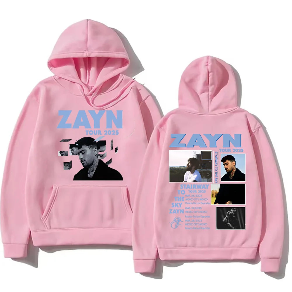 Zayn Malik 2025 Pullovers Startway To The Sky Zayn Hoodie Oversized Fall New Clothes Women Men High Street Sweatshirt Fans Hoody