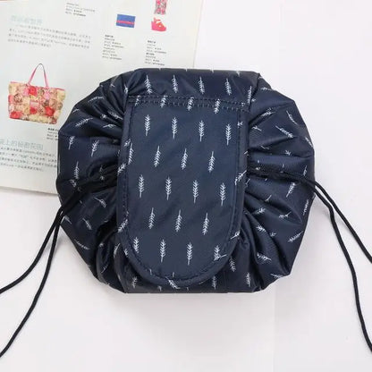 Women Drawstring Cosmetic Bag Travel Storage Makeup Bag Organizer Female Make Up Pouch Portable Waterproof Toiletry Beauty Case