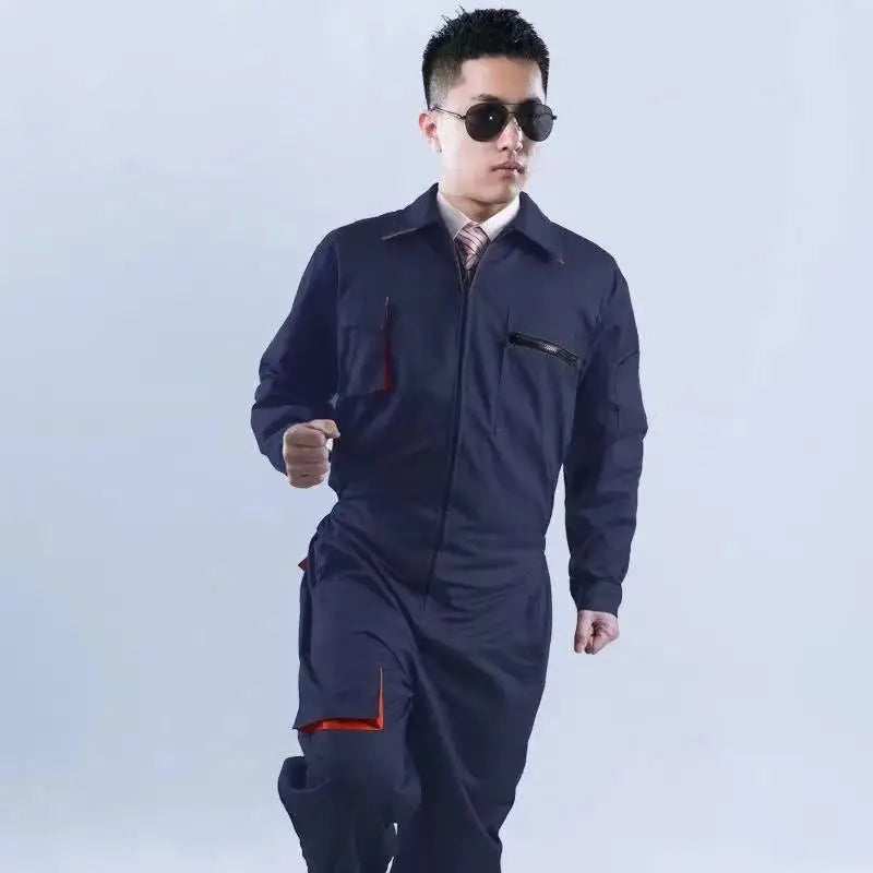 New 2025 Work Overall Uniform Men Women Working Coveralls Welding Suit Car Repair Workshop Mechanic Plus Size Clothes