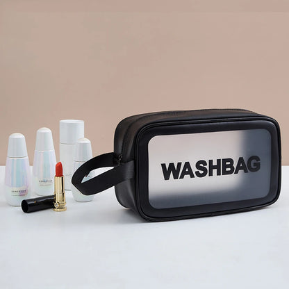 Women Makeup Bags Portable Travel Cosmetic Bag Toiletries Organizer PU Waterproof Storage Bathroom Washbag Female Make up Cases