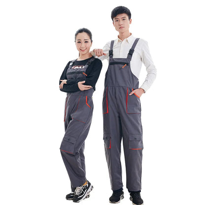 New 2025 Work Overall Uniform Men Women Working Coveralls Welding Suit Car Repair Workshop Mechanic Plus Size Clothes