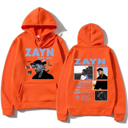 Zayn Malik 2025 Pullovers Startway To The Sky Zayn Hoodie Oversized Fall New Clothes Women Men High Street Sweatshirt Fans Hoody