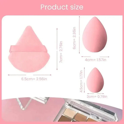 12/14Pcs Makeup Sponge Blender Beauty Egg with Storage Bottle Cosmetic Puff Foundation Sponges Powder Puffs Make Up Accessories