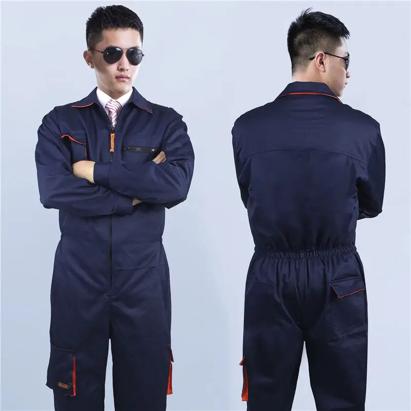 New 2025 Work Overall Uniform Men Women Working Coveralls Welding Suit Car Repair Workshop Mechanic Plus Size Clothes