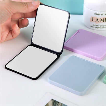 Folding Makeup Mirror High-Definition Portable Pocket Mirror Double-Side Women Makeup Mirror Rectangle Cosmetic Make Up Vanity